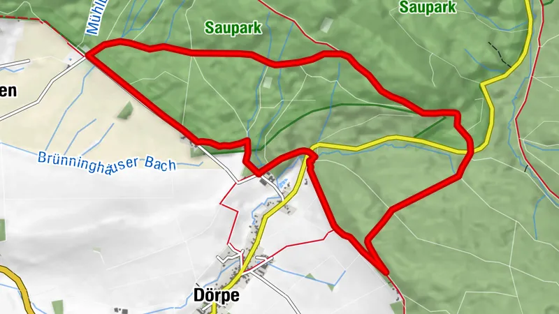 Naturpark-Wanderweg Dörper Hutewald-Runde (CO 5) / 8,9 km