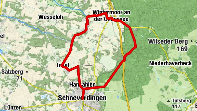 Tour 16, Durch Höpen und Forst