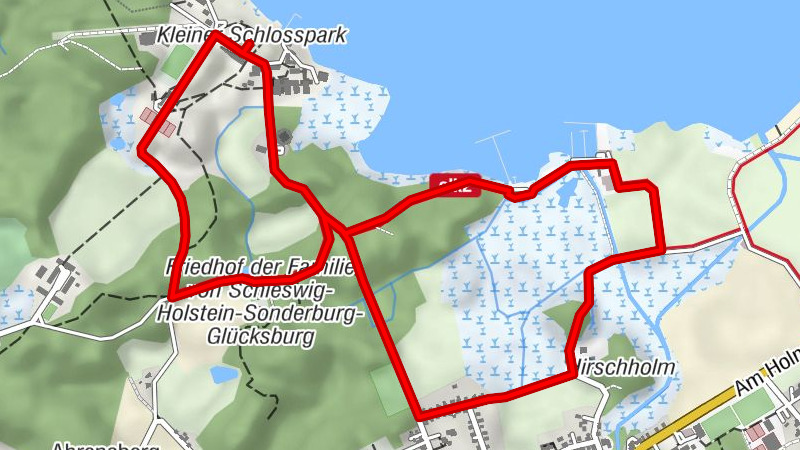 Rundwanderweg von Fleckeby nach Louisenlund