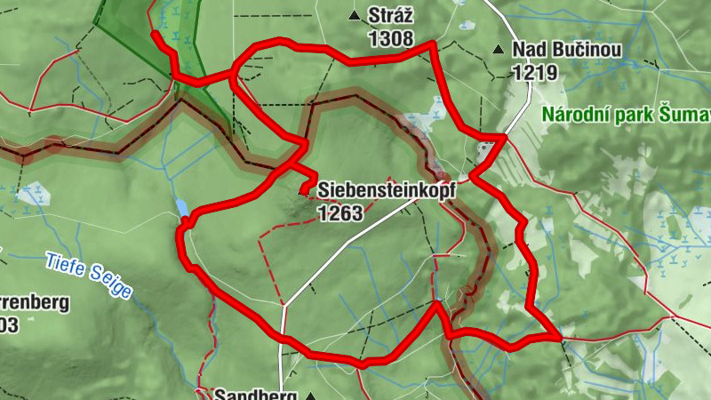 Auf den Siebensteinkopf und zur Moldauquelle