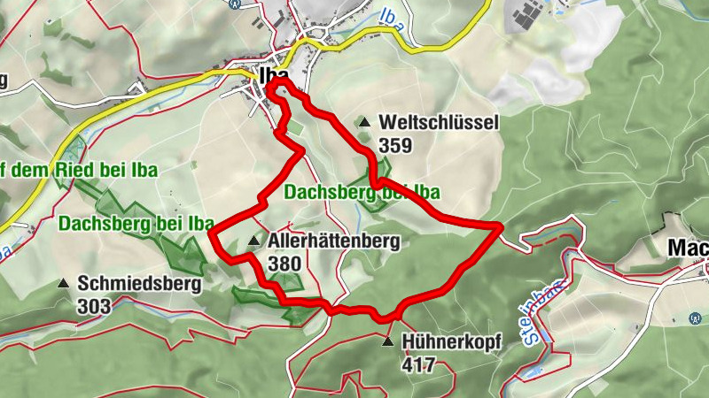Natur-Erlebnis-Weg Iba (Ost-Flügel)