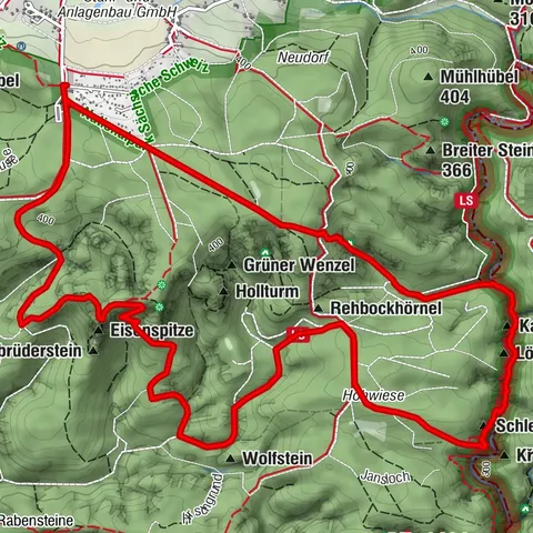 Durch die schroffen Felswände der Kirnitzschklamm zum Königsplatz