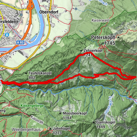 Kaisersteig zur Rizaualm ,Ebbs in Tirol