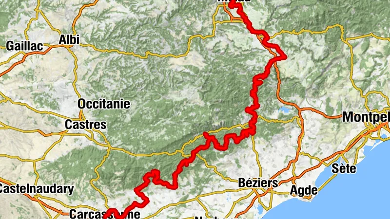 DE MILLAU A CARCASSONNE EN MTB SOBRE LA GTMC Y LA PASSA MERIDIA