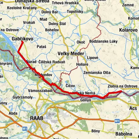 ST204b Gabčíkovo - Zlatná na Ostrove