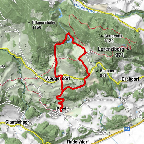 Ruta circular Pulst - Tatschnigteich