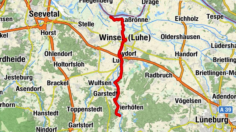 Luhe-Radweg - Teilabschnitt Winsener Elbmarsch