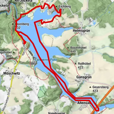 Über Wasser und Land zur Schloßhalbinsel