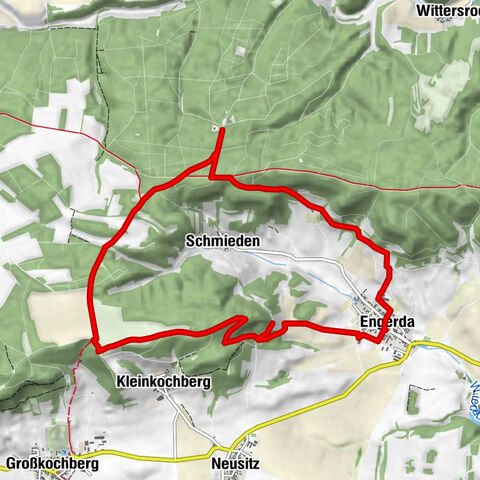 Rundwanderung - Auf Luthers & Goethes Spuren - Engerda