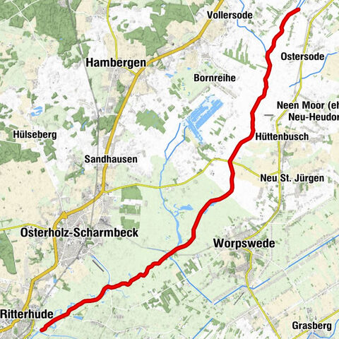 Wasserwandern auf der Hamme