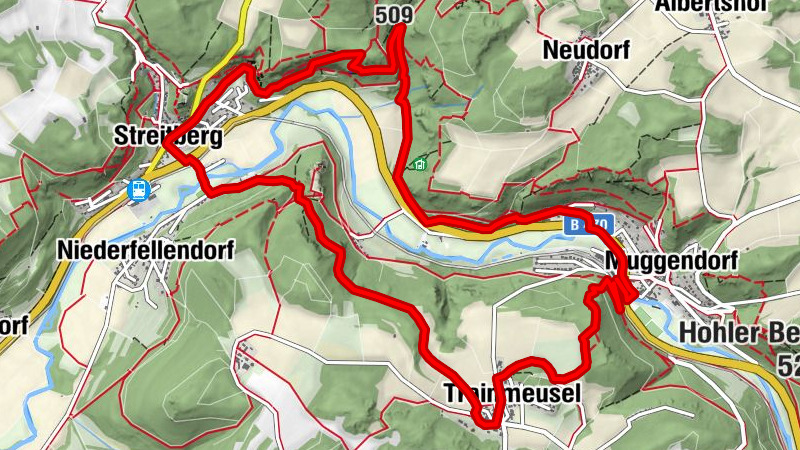 Durch Felsschluchten auf Gebirgssteigen rund um die Neideck ~ Muggendorf - Streitberg