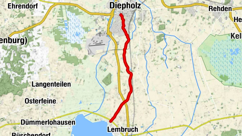 Kanutour auf der Lohne von Eickhöpen bis Diepholz