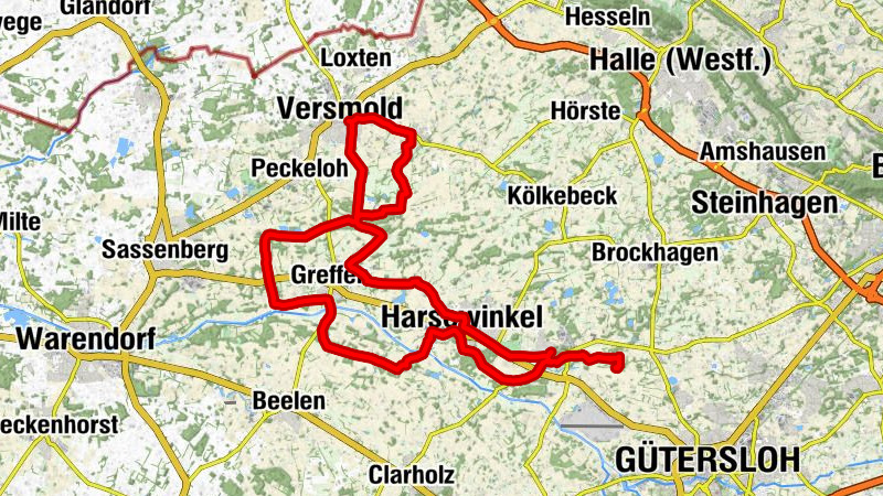 Der Picknicker - Radroute durch die Natur von Harsewinkel und Versmold