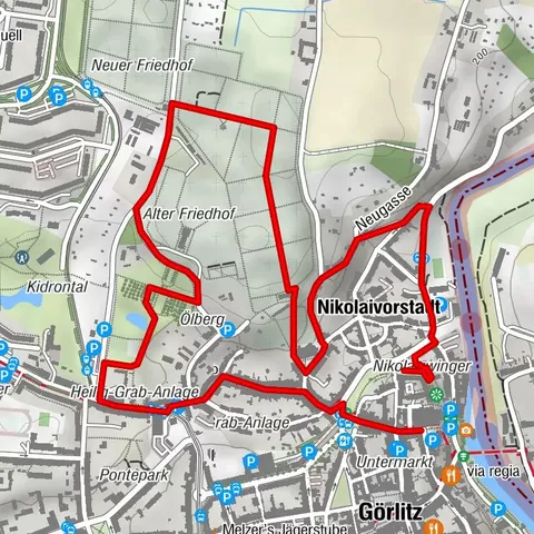A walk through the Nikolaivorstadt of Görlitz