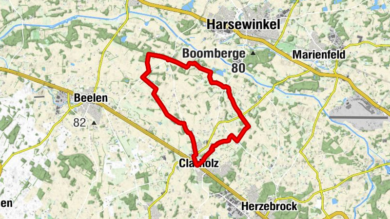 Radrundweg R 18 in Herzebrock-Clarholz