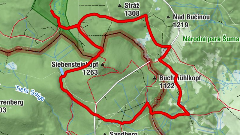 Rundweg Baummarder - Von der Reschbachklause zur Moldauquelle
