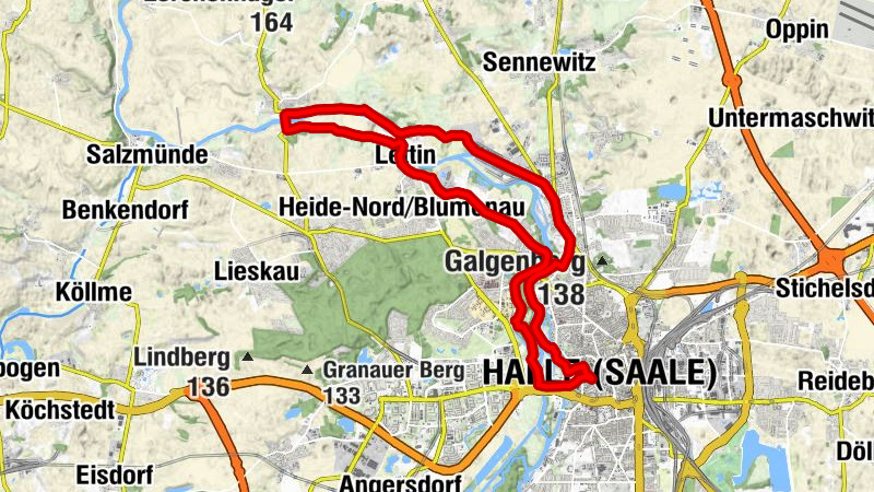 Saaletour Rundfahrt Lunzberge und Brachwitzer Alpen