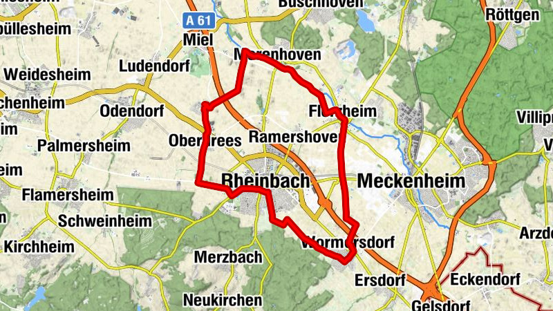 Schleife Rheinbach - Rheinische Apfelroute