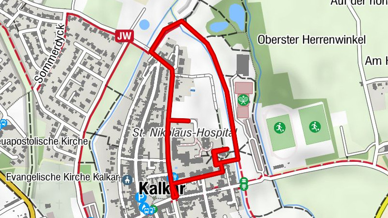 Barrierearmer Rundgang: Spaziergang Stadt und Natur