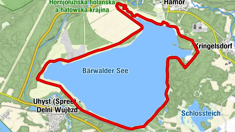 Rund um den Bärwalder See (Tour 3 im Landkreis Görlitz)