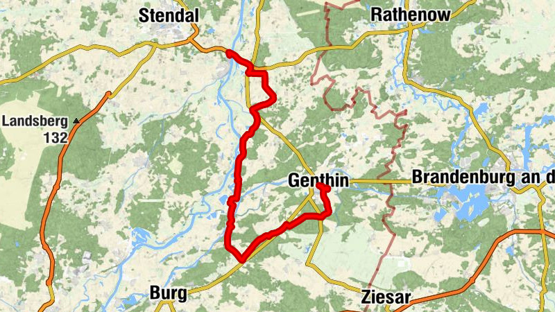 Altmarkrundkurs: Von Genthin in die Hansestadt Tangermünde