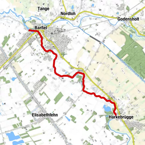 Kanutour von Barßel nach Harkebrügge