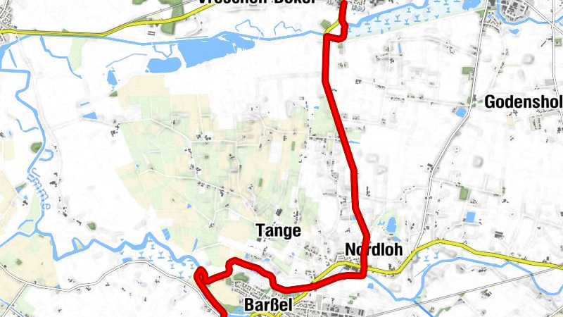 Kanutour von Barßel nach Augustfehn