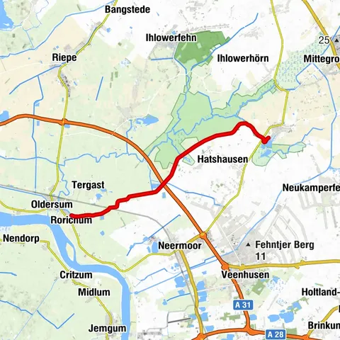 Kanutour von Timmel nach Rorichum