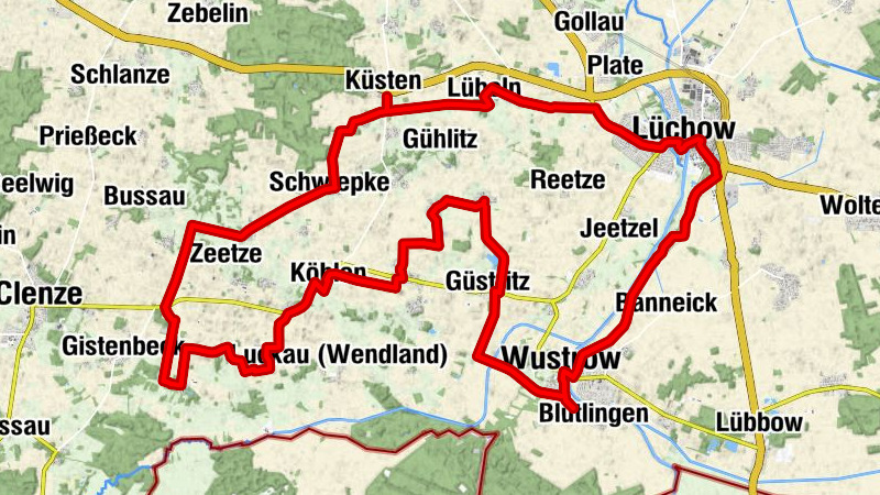 Fahrradtour durch den Niederen Drawehn