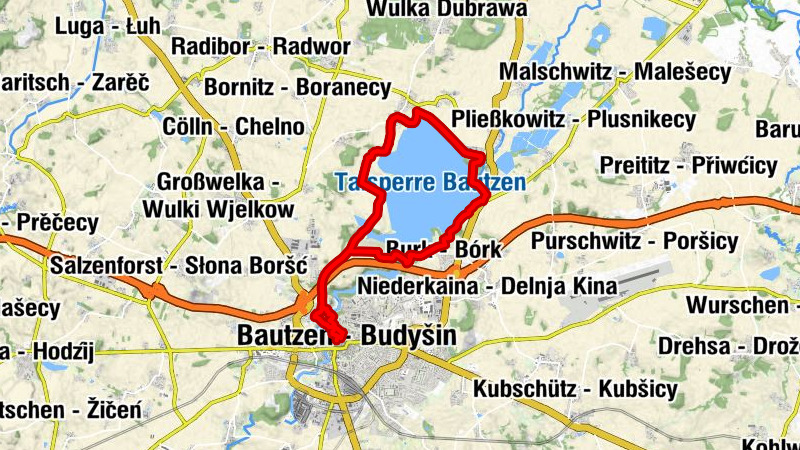 Rund ums "Bautzener Meer" - Tour 1