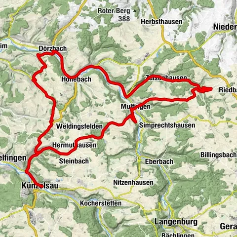 Autorundreise Hohenlohe: Jagsttal: Krautheim - Jagsthausen  Künzelsau - Krautheim - Aschhausen - Schöntal - Neusaß - Jagsthausen