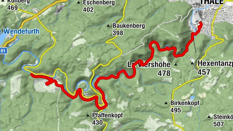 Harzer-Hexen-Stieg - 5. Etappe - von Altenbrak nach Thale