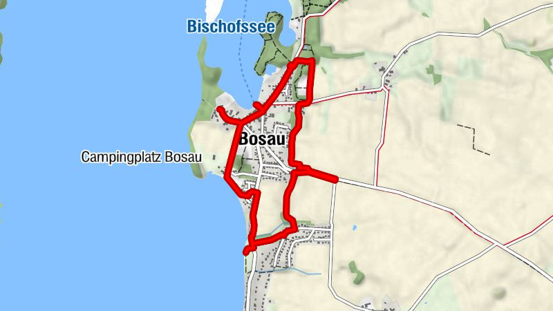 Rote Bänke Rundweg