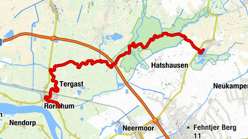 Kanutour von Rorichum nach Timmel (Fehntjer Tief)