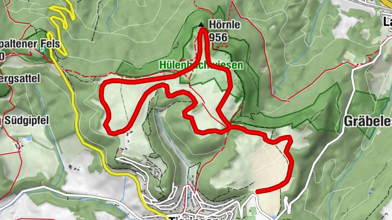 Hörnle-Loipe in Tieringen