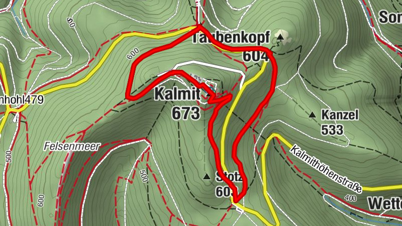 Hiking Route on 13. August 2022
