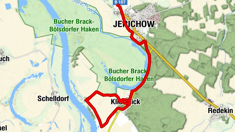 Eine Radtour durch das Bucher Brack