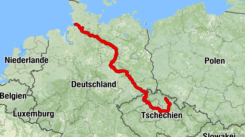 Fernradweg am 24. Juli 2023