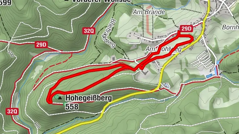 Bohlwegloipe - Hohegeiß