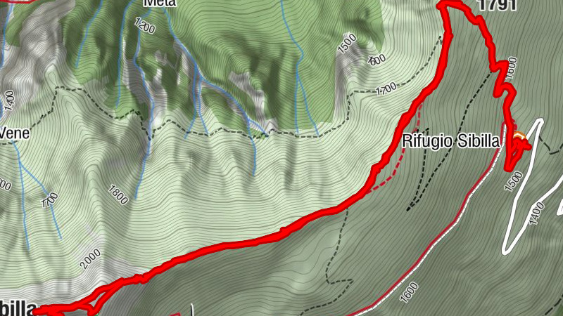 Sibilla alla grotta e ritorno