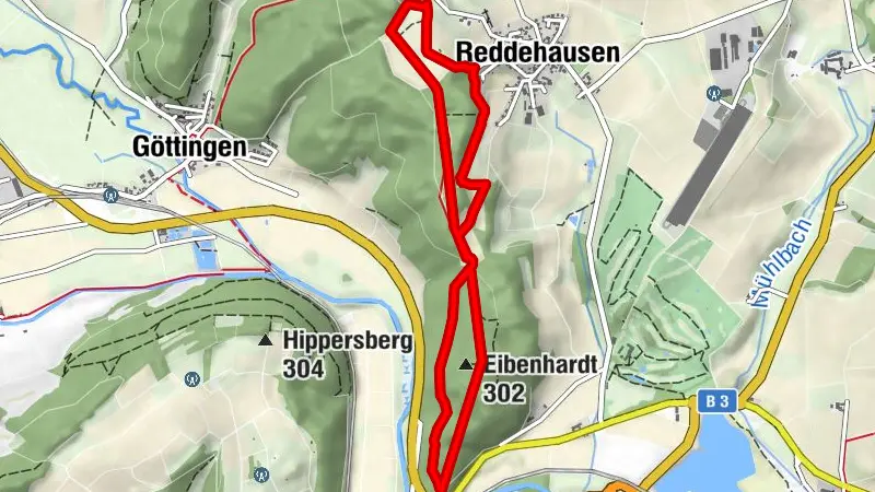 Eibenhardtpfad bei Cölbe