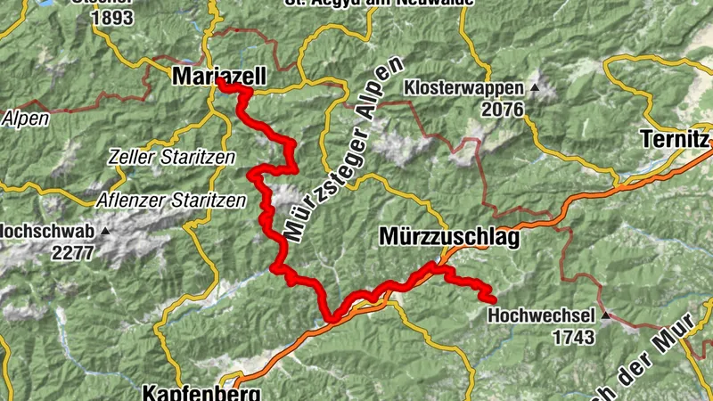 3 Radpilgern - Roseggerhaus - Mariazell