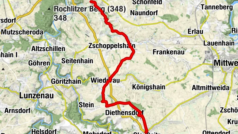 Via Porphyria - Etappe 8 (Claußnitz - Seelitz)