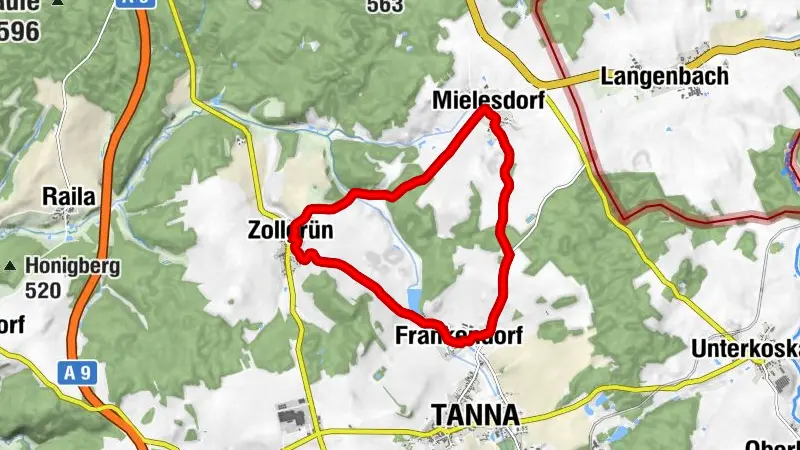 Graveltour Mielesdorf - Zollgrün - Frankendorf