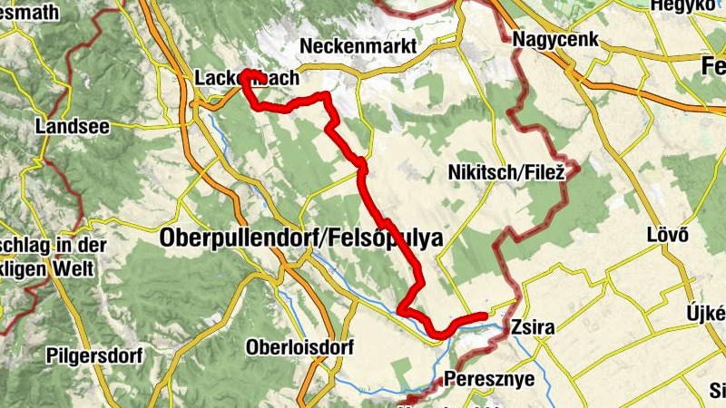 Losradeln Sternfahrt - ROUTE SÜD