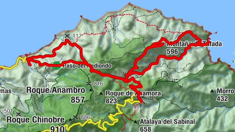 🇪🇸 Tenerife - Anaga: PR-TF 6 + 6.1 + 6.2 + 6.3 Chamorga - Benijo - El Draguillo - Roque Bermejo - Farro de Anaga - Montaña de Tafada - Lomo de las Bodegas