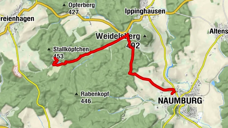 Von Naumburg zur Elbequelle