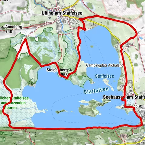 Wanderung - Staffelsee-Rundweg