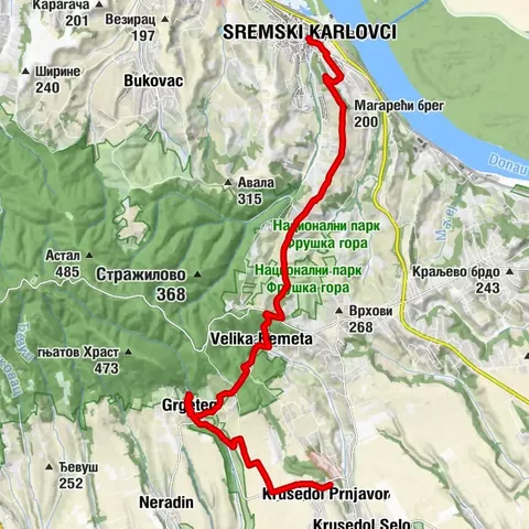 ST351 Sremski Karlovci - Krusedol