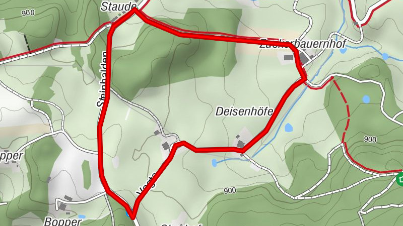 Spaziergang über die Vogte